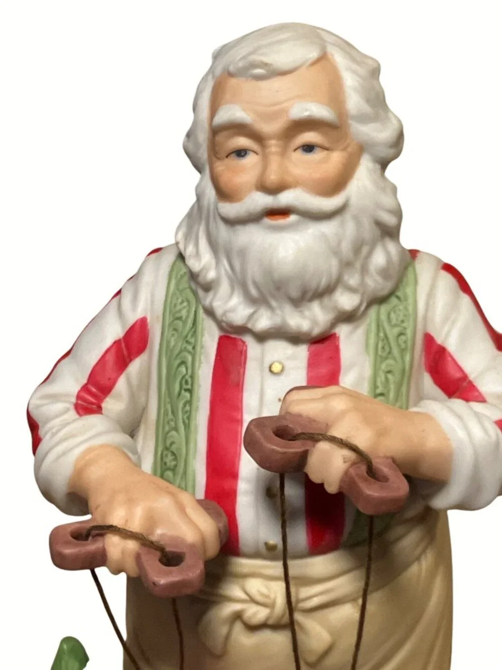 Santas Puppet Show Figurine Home Interiors Collectible Holiday Decor 1997